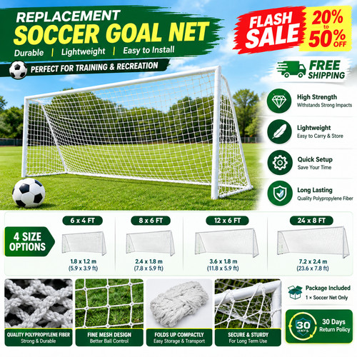 Replacement football goal net - goal,