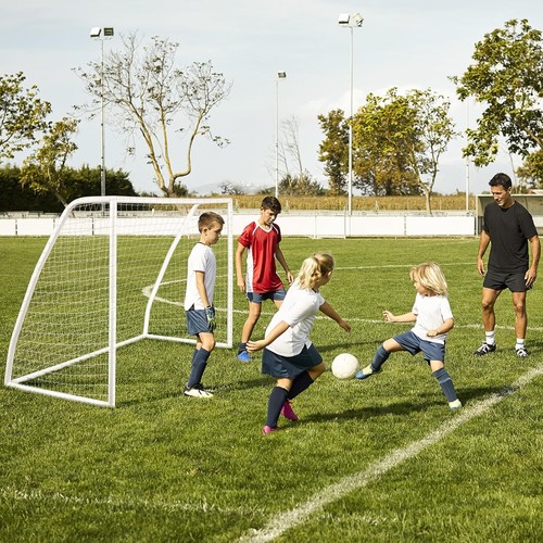 Football goal with - with, thick,